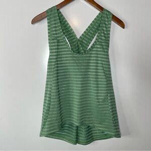 Zyia‎ Active Green Nimbus Split Back Tank Top Large